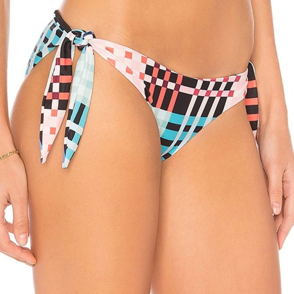 MINKPINK Penelope Multi Pattern Bikini Bottoms S EUC